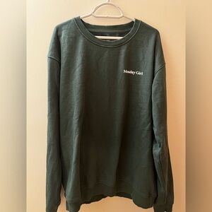 Green Crew Neck Sweater